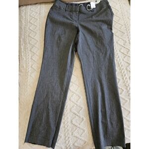 Lane Bryant The Allie Straight Leg Dress Pants Grey Heather Size 18L NWT